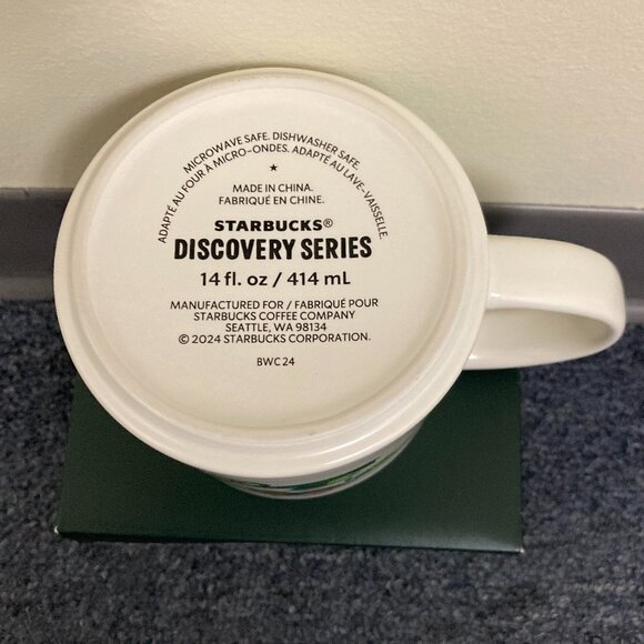 New 2024 Starbucks DISCOVERY Series Collectible Vermont Mug 14 fl oz Boxed - Picture 3 of 4